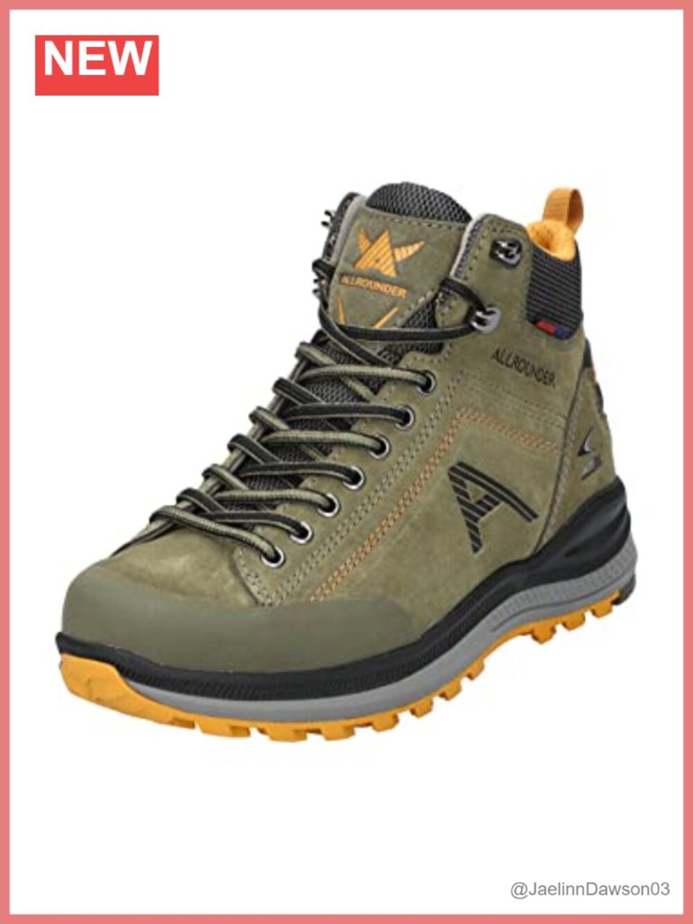 Ankle Bootie Waterproof Lace-Up Allro-Tex Removable Footbed